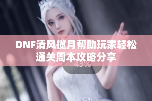 DNF清风揽月帮助玩家轻松通关周本攻略分享