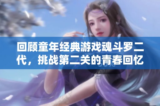 回顾童年经典游戏魂斗罗二代，挑战第二关的青春回忆