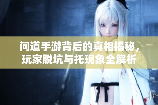 问道手游背后的真相揭秘，玩家脱坑与托现象全解析