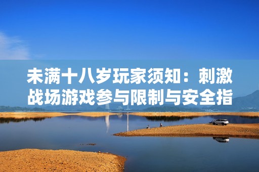 未满十八岁玩家须知：刺激战场游戏参与限制与安全指导
